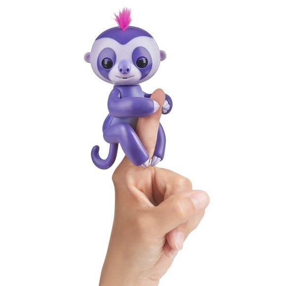 WowWee Other - NIP WowWee Fingerlings Baby Sloth Marge Purple Int